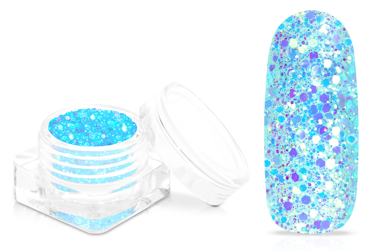 Jolifin Nightshine Crystal Glitter - türkis