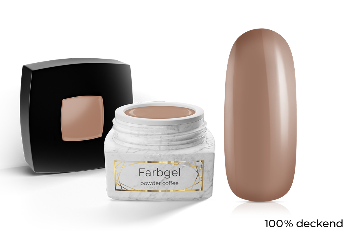 Jolifin LAVENI PRO Farbgel - powder coffee 5ml