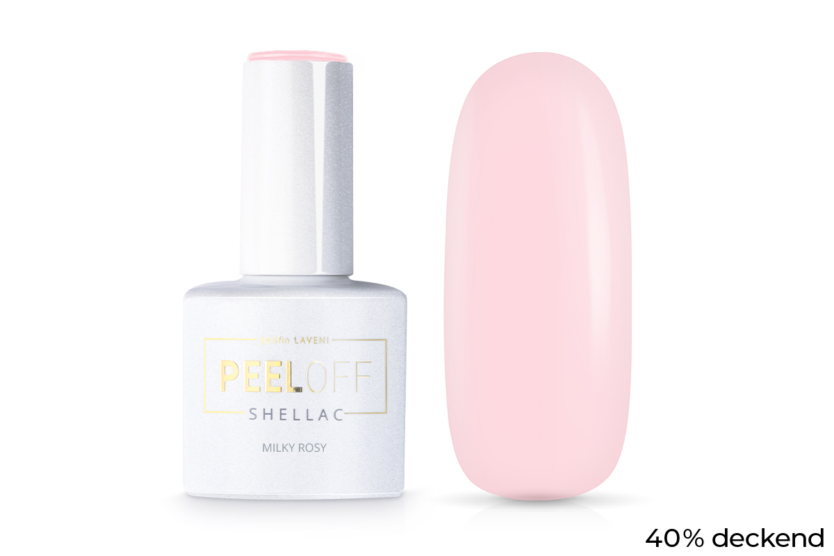 Jolifin LAVENI Shellac PeelOff - milky rosy 10ml
