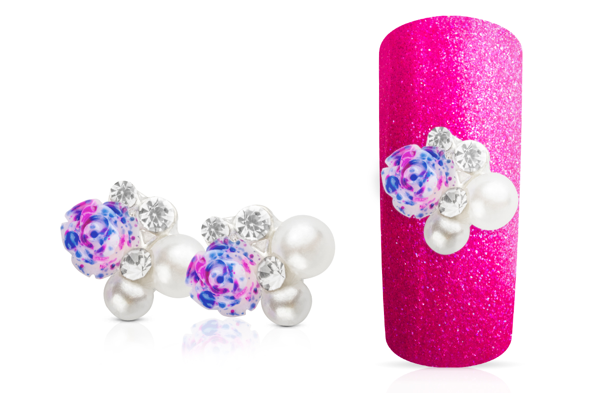 Jolifin Overlay Rhinestone with Rose pink-purple