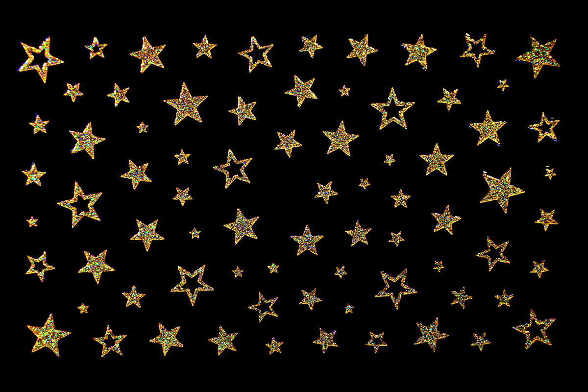 Jolifin LAVENI XL Sticker - Glitter Nr. 10