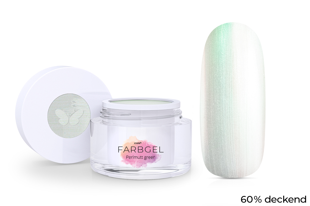 Jolifin Farbgel Perlmutt green 5ml