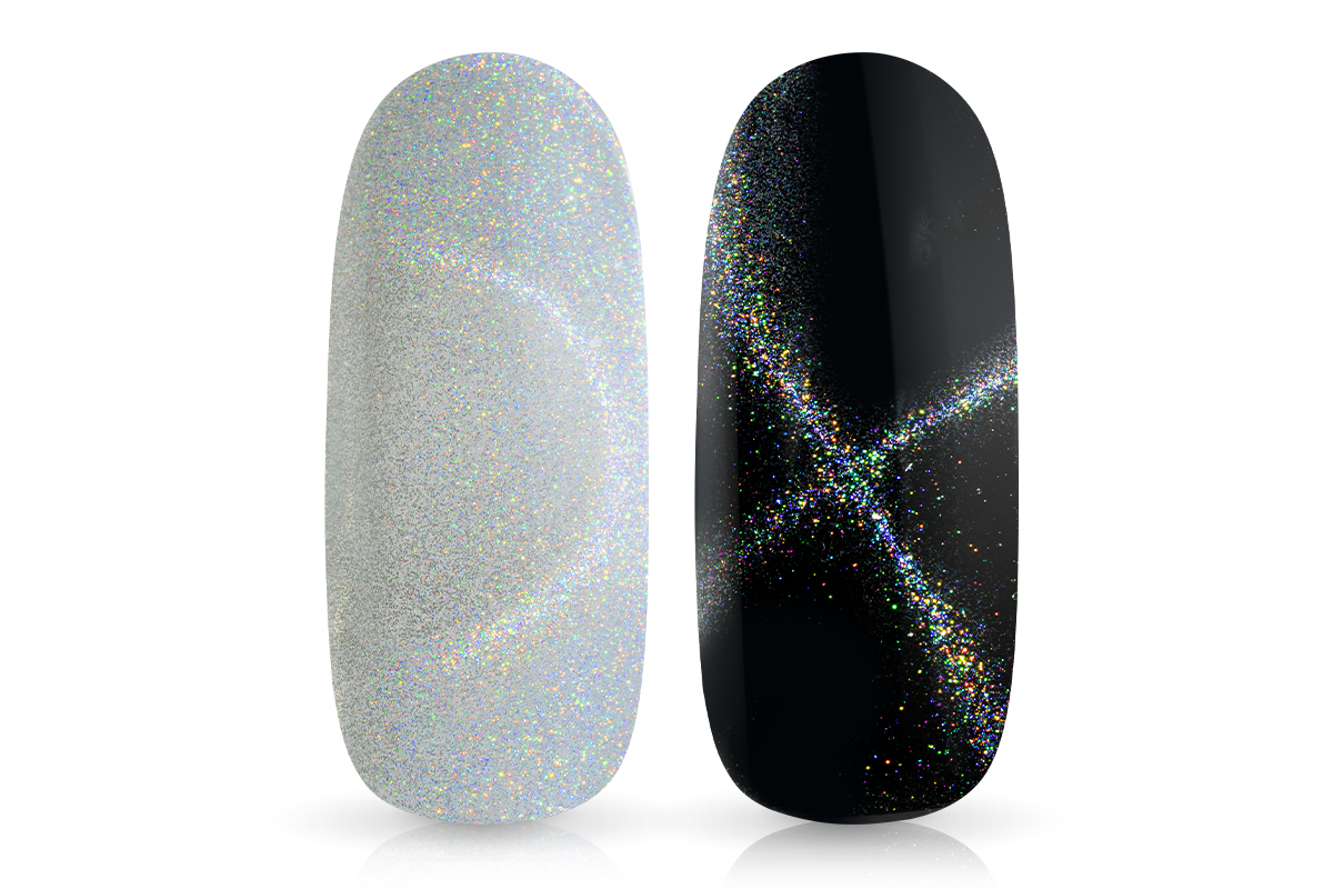 Jolifin LAVENI Shellac - Top-Coat ohne Schwitzschicht Cat-Eye Unicorn 10ml