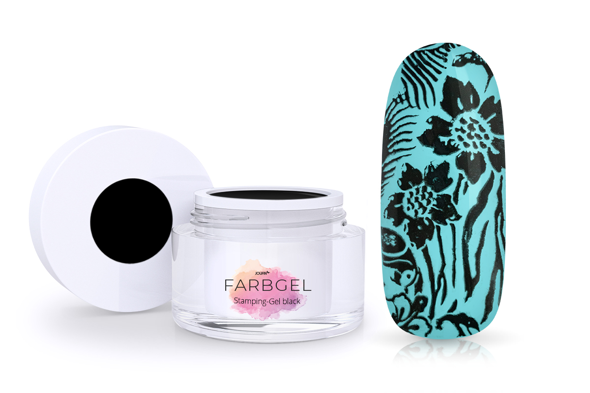Jolifin Stamping Gel - black 5ml