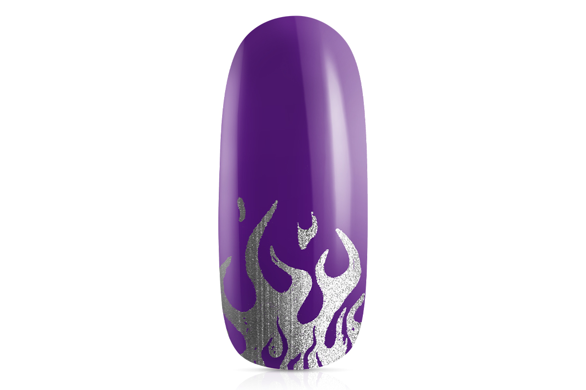 Jolifin Stamping-Lack - metallic-steel silver 11ml