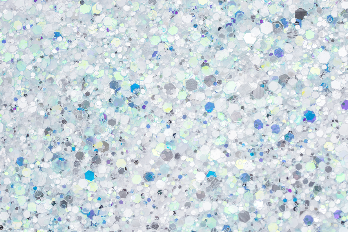 Jolifin LAVENI Crystal Glitter - frozen blue