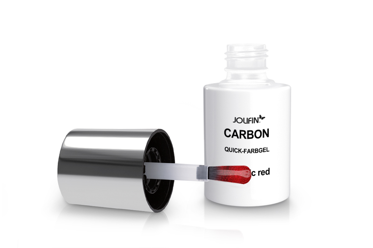 Jolifin Carbon Quick-Farbgel - metallic red 11ml