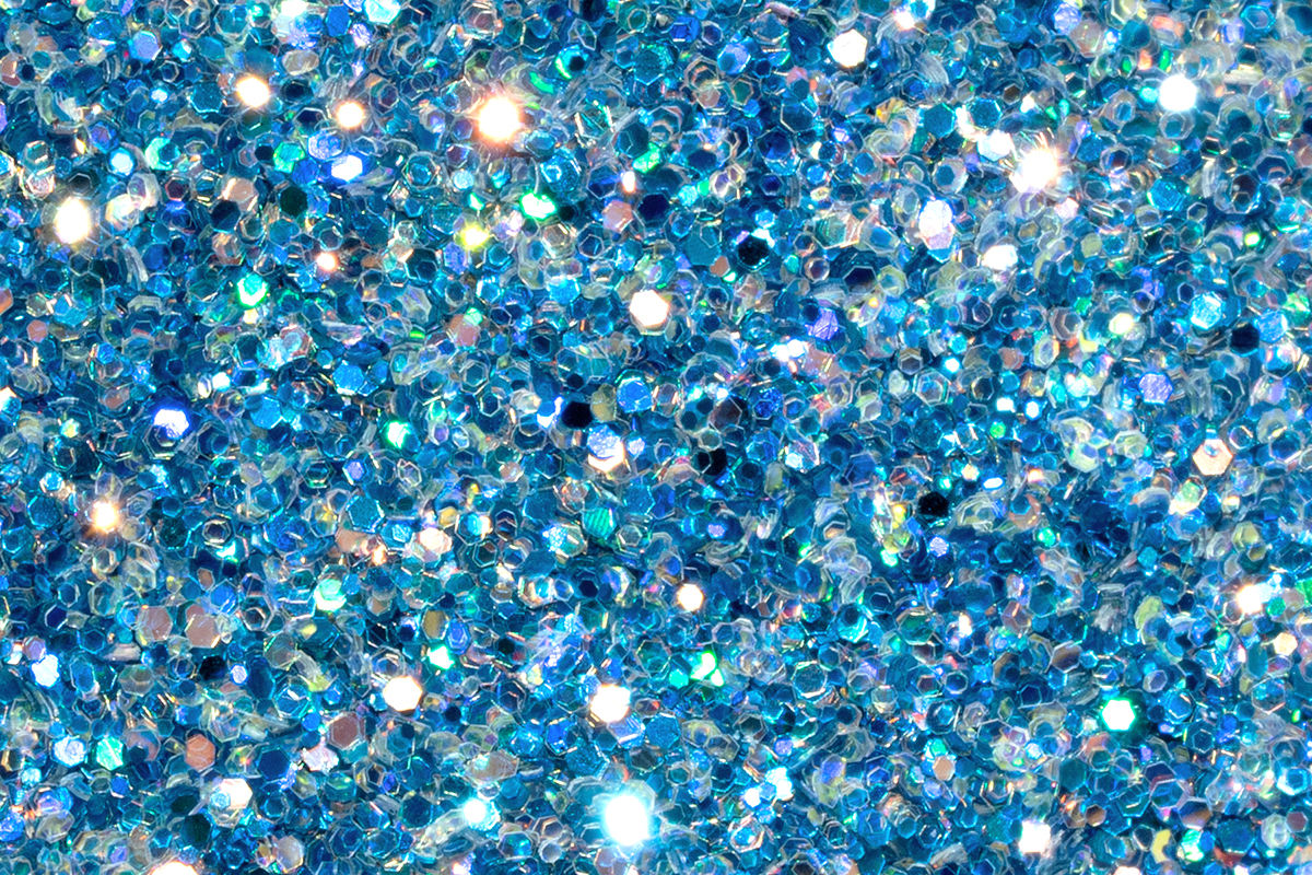 Jolifin Glitterpuder - hologramm ocean