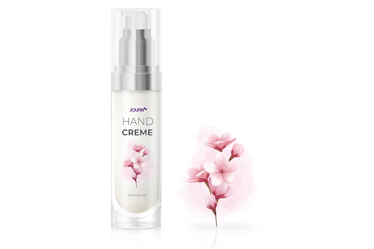 Jolifin hand cream - soft powder 30ml