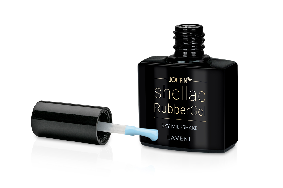 Jolifin LAVENI Shellac - RubberGel sky milkshake 10ml