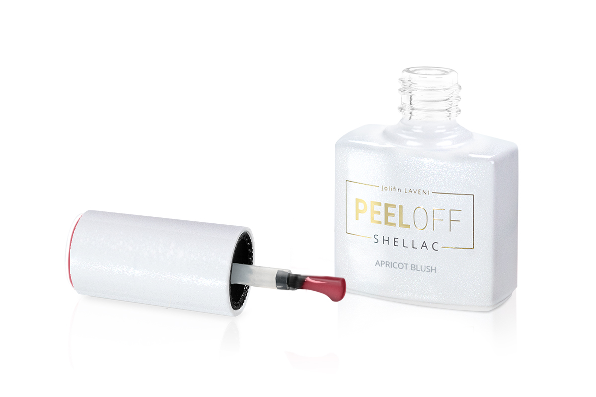 Jolifin LAVENI Shellac PeelOff - apricot blush 10ml