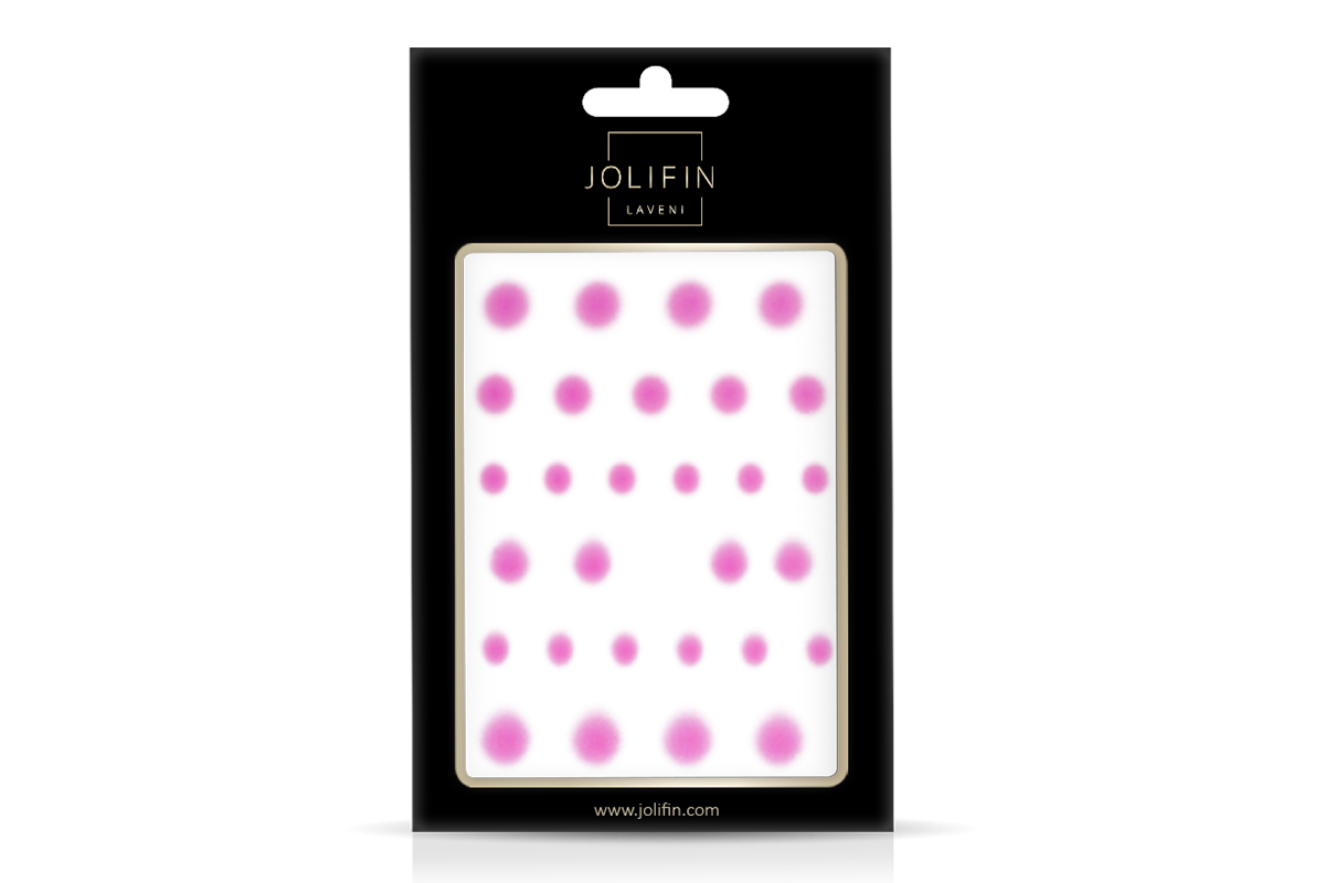 Jolifin LAVENI XL Sticker - aura magenta
