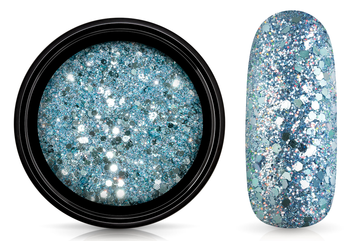 Jolifin LAVENI Sparkle Glitter - babyblue