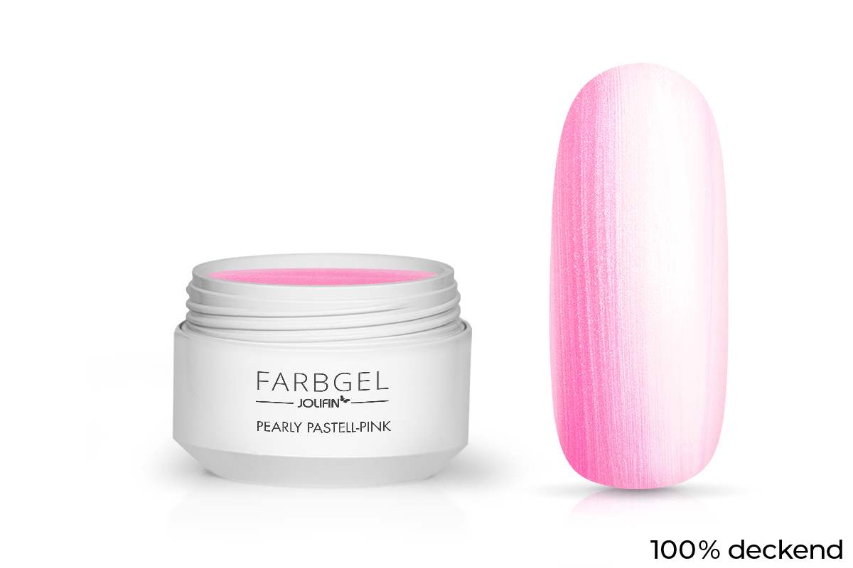 Jolifin colour gel pearly pastel pink 5ml