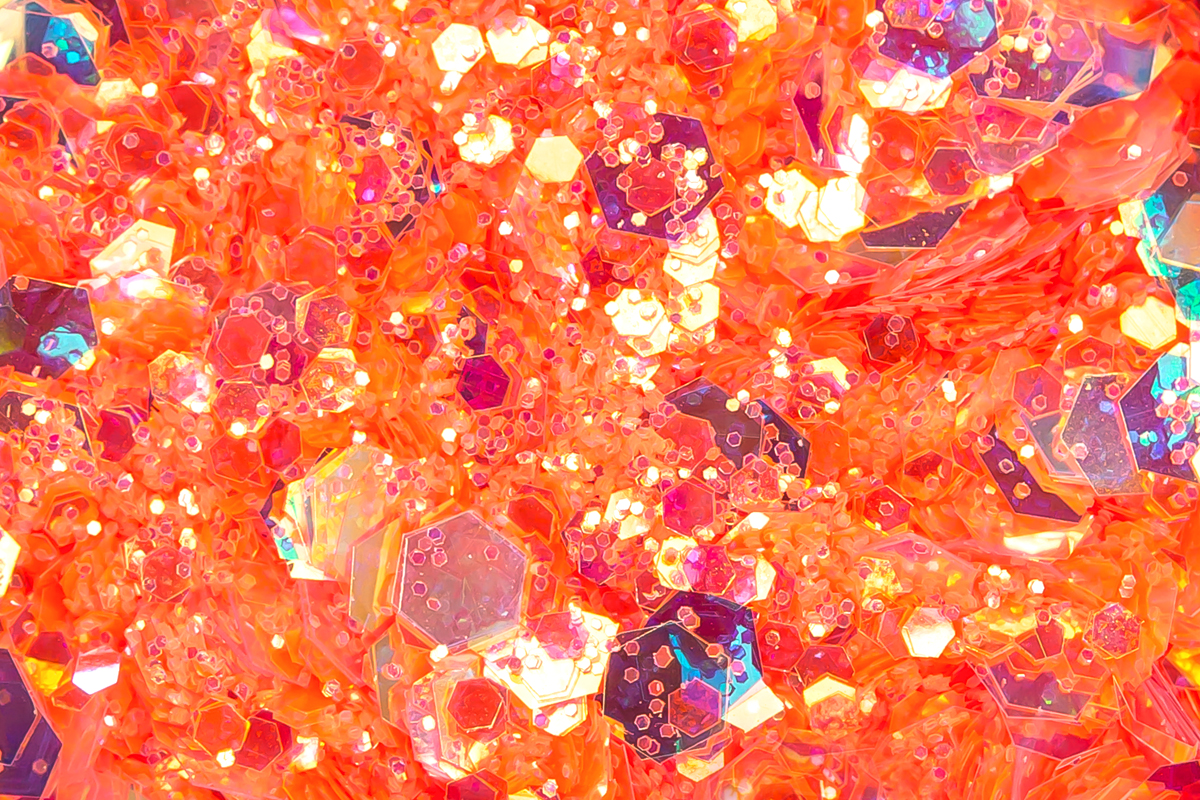Jolifin LAVENI Mermaid Glitter - neon-orange