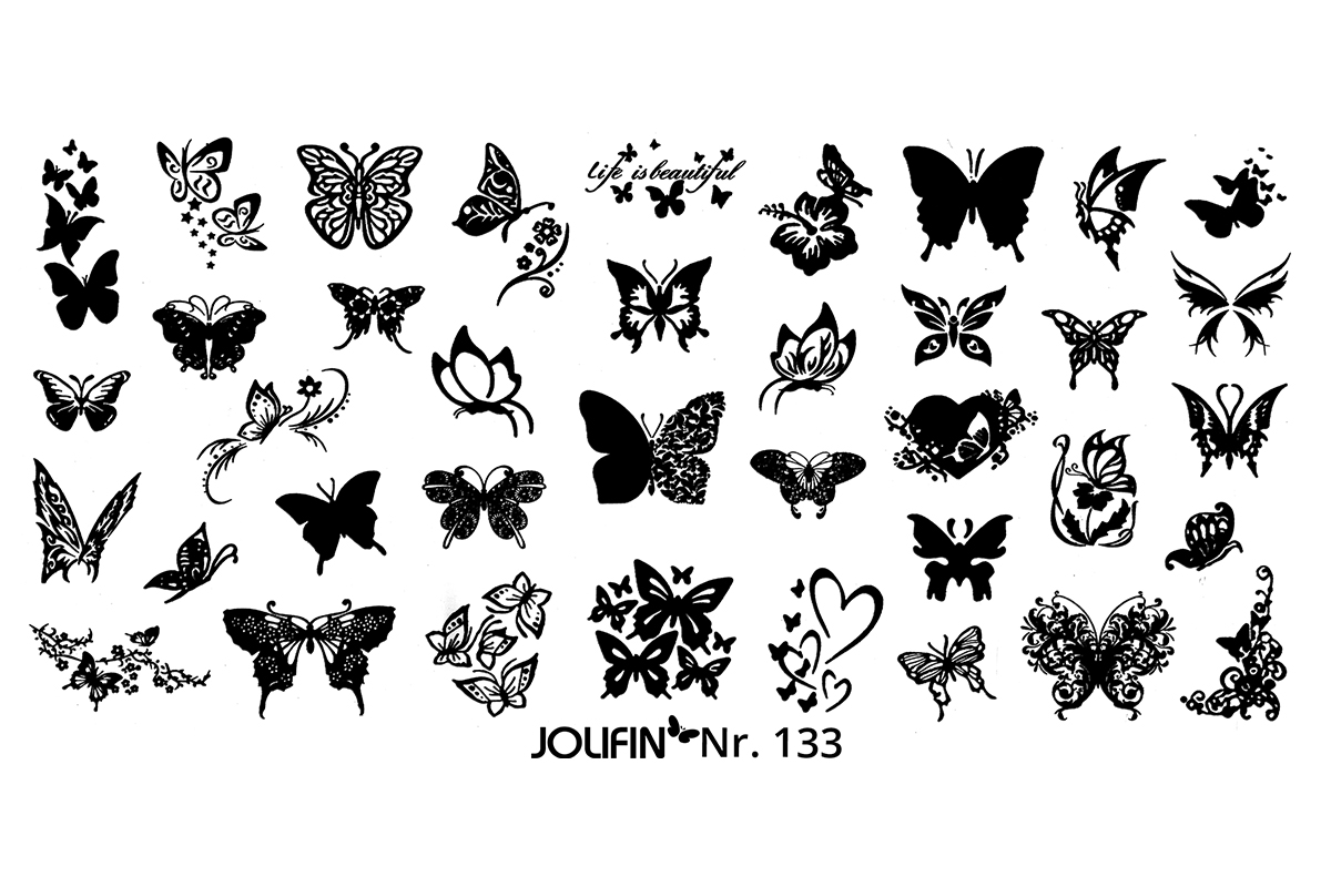 Jolifin Stamping-Schablone Nr. 133