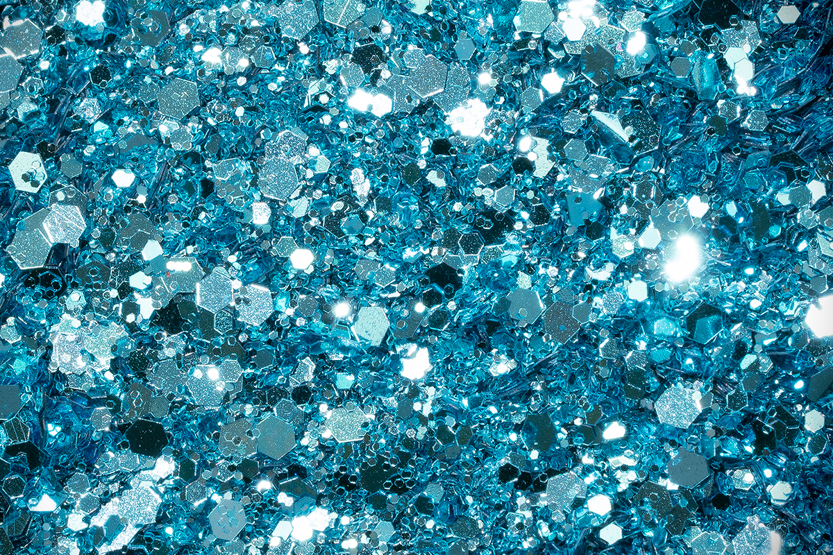 Jolifin LAVENI Sparkle Glitter - caribbean turquoise