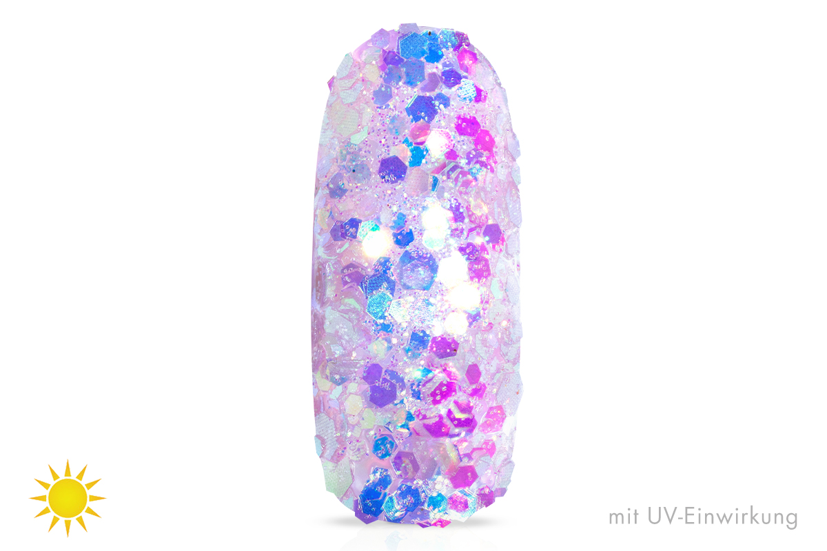 Jolifin LAVENI Solar Glitter - mint-violet