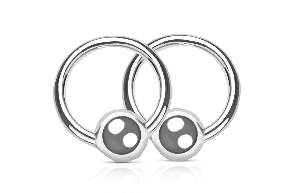 Jolifin Nagel-Piercing silber