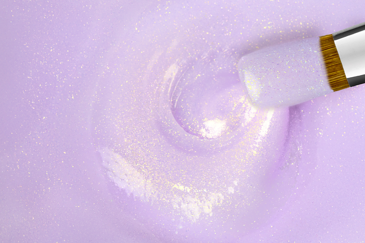 Jolifin LAVENI Refill - Fiberglas-Gel milky cold-rosé Glimmer 250ml