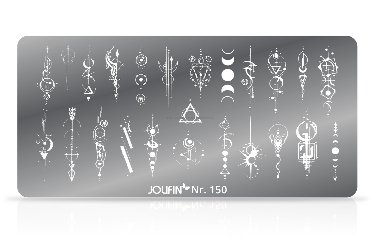 Jolifin Stamping-Schablone - Nr. 150