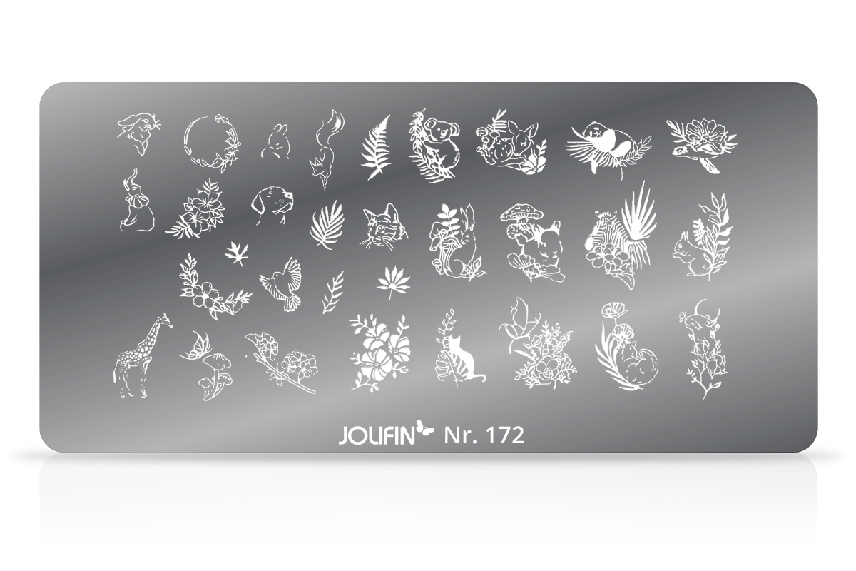 Jolifin Stamping-Schablone Nr. 172