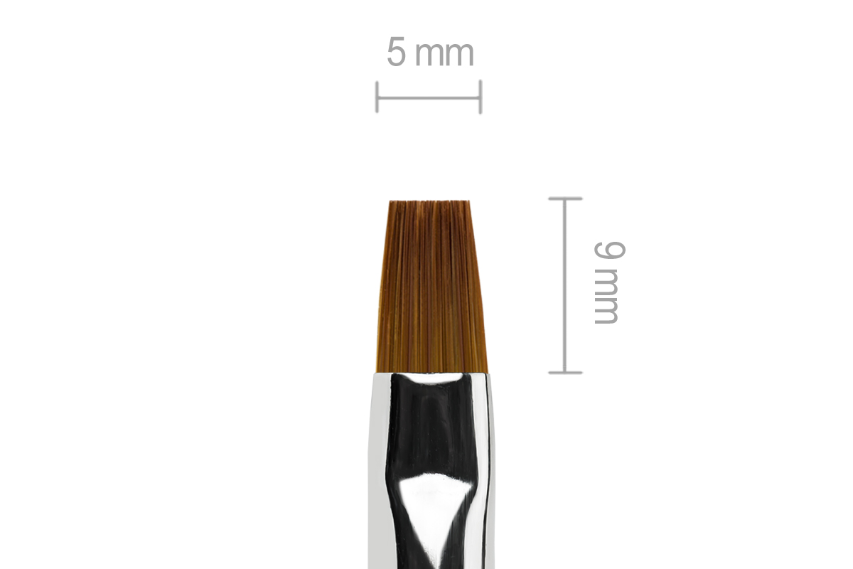 Jolifin Rockstar Pinsel - Gel flat Gr. 4