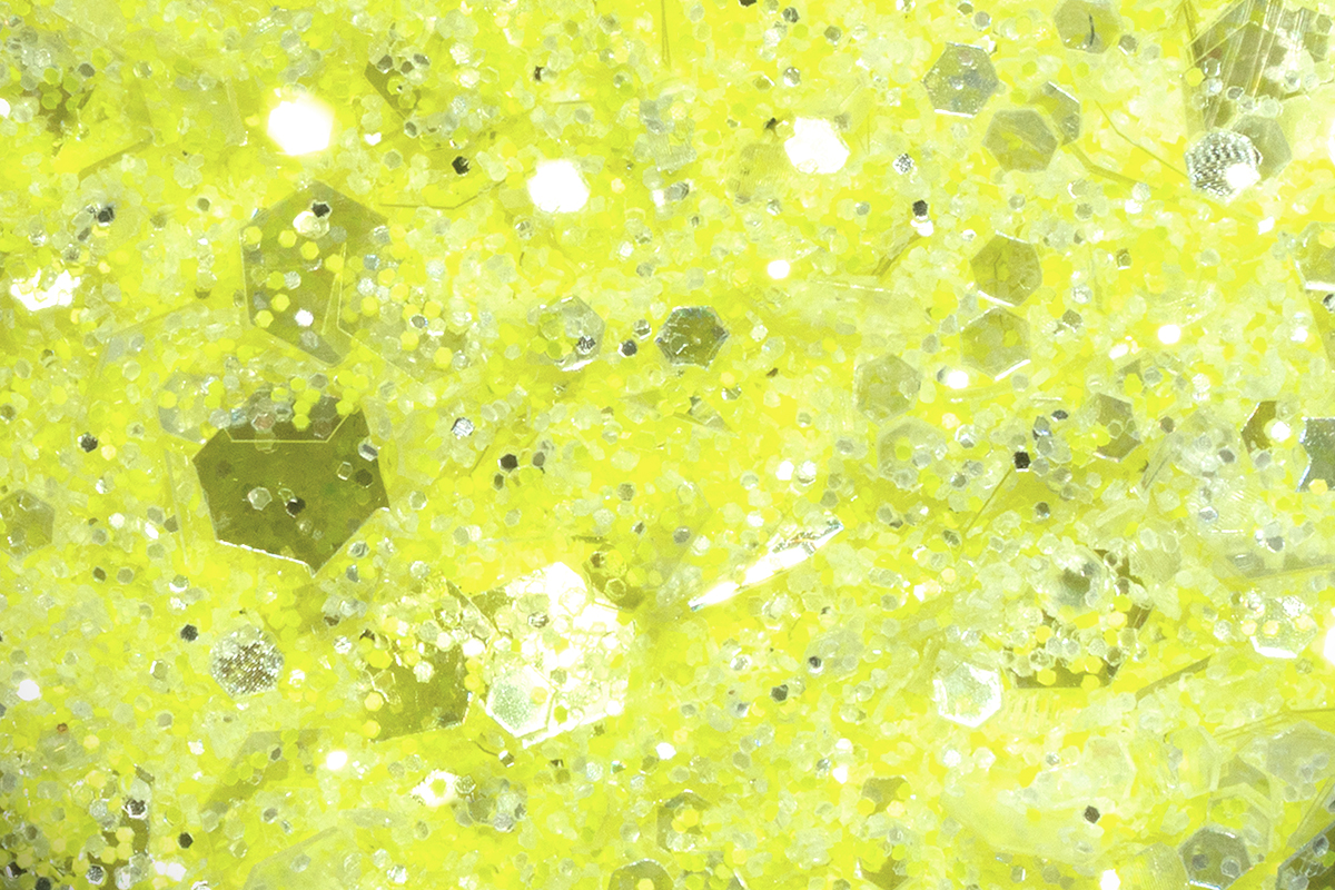 Jolifin LAVENI Crystal Glitter - pastel neon-yellow