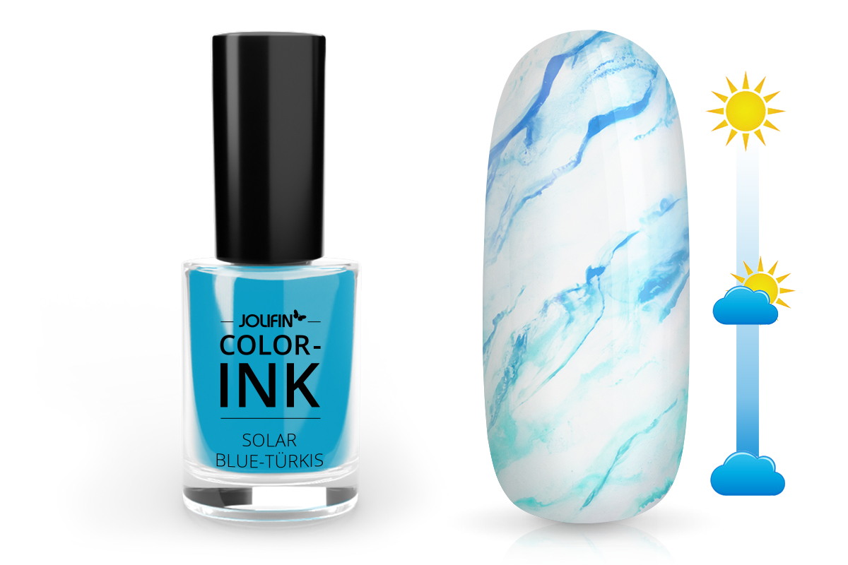 Jolifin Color-Ink - Solar blue-türkis 6ml