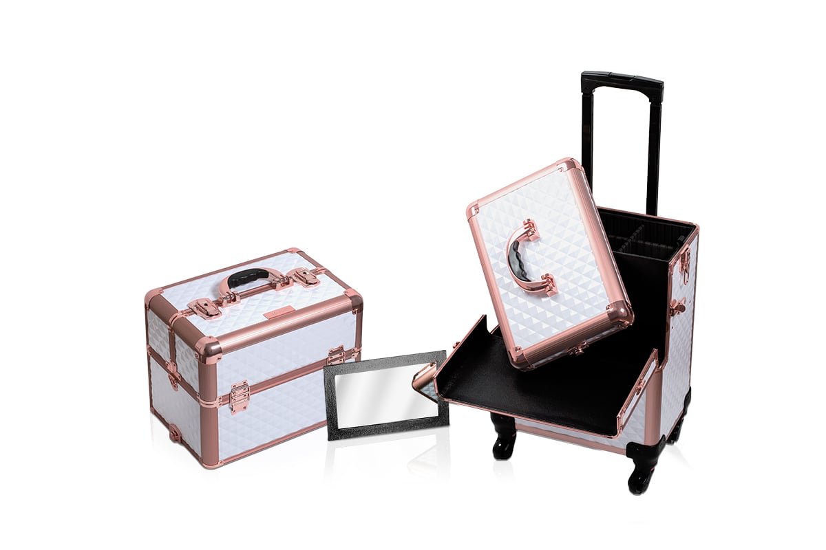 Jolifin Trolley Koffer - white 