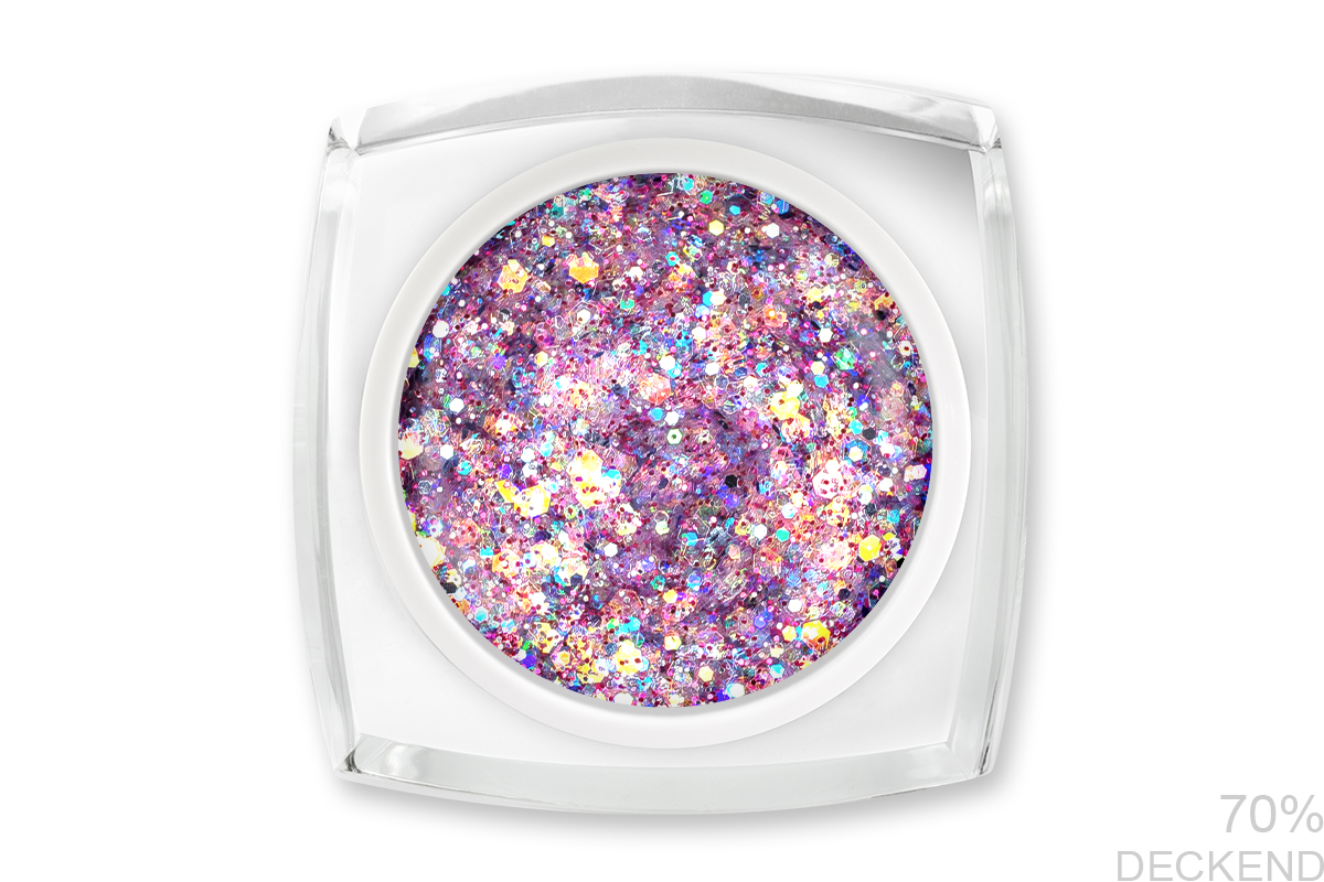 Jolifin LAVENI colour gel - unicorn glitter 5ml