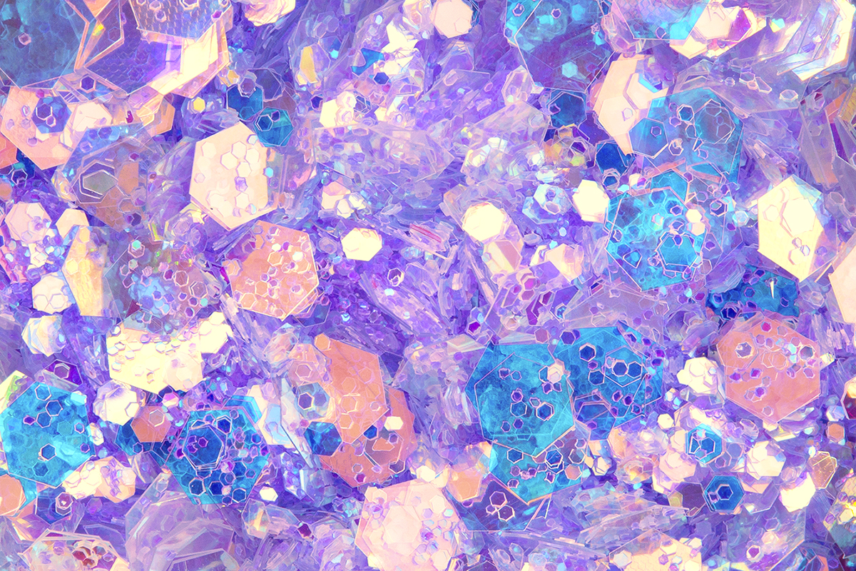 Jolifin LAVENI Mermaid Glitter - lavender