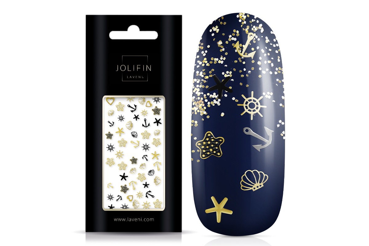 Jolifin LAVENI Long Sticker - gold