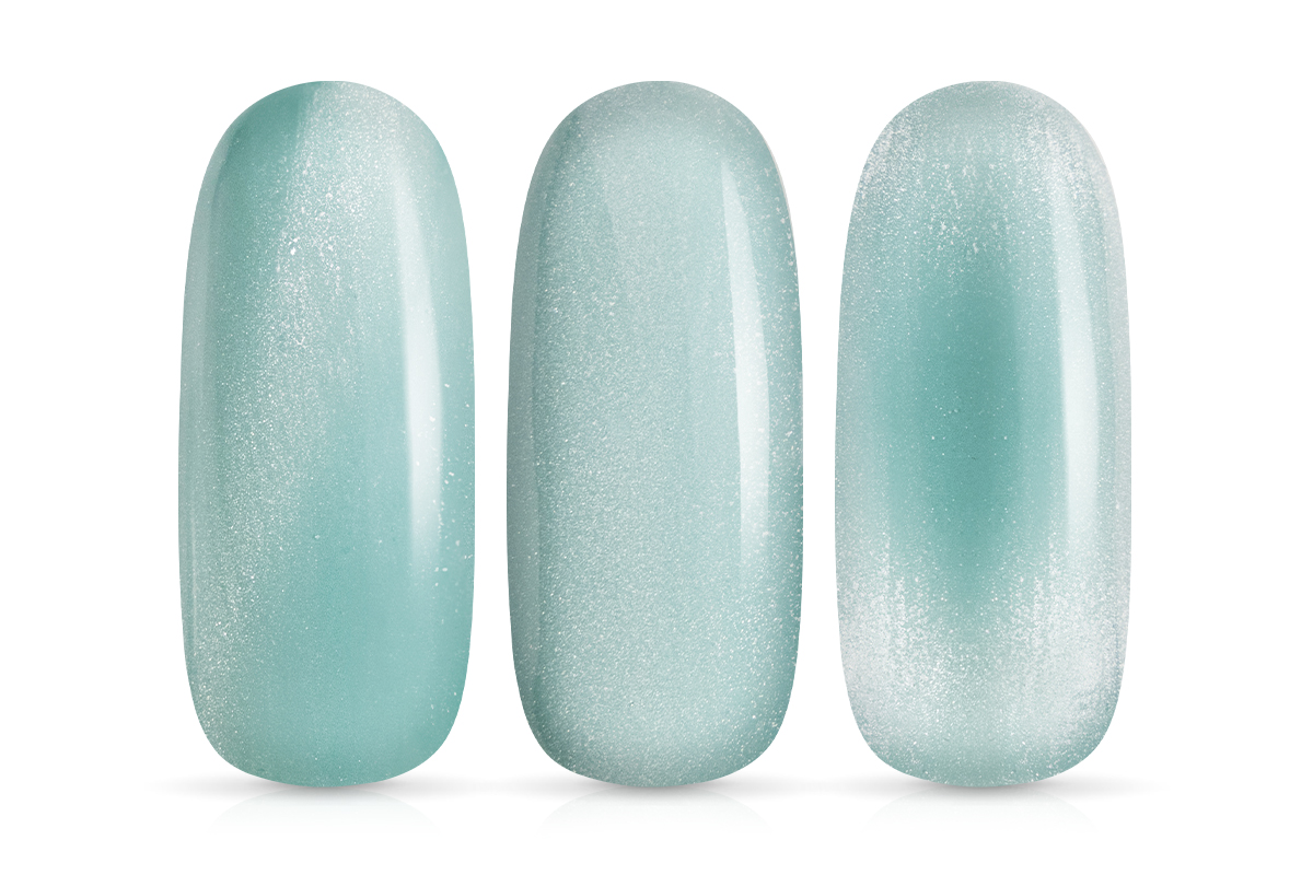 Jolifin LAVENI Shellac - Cat-Eye satin mint 10ml