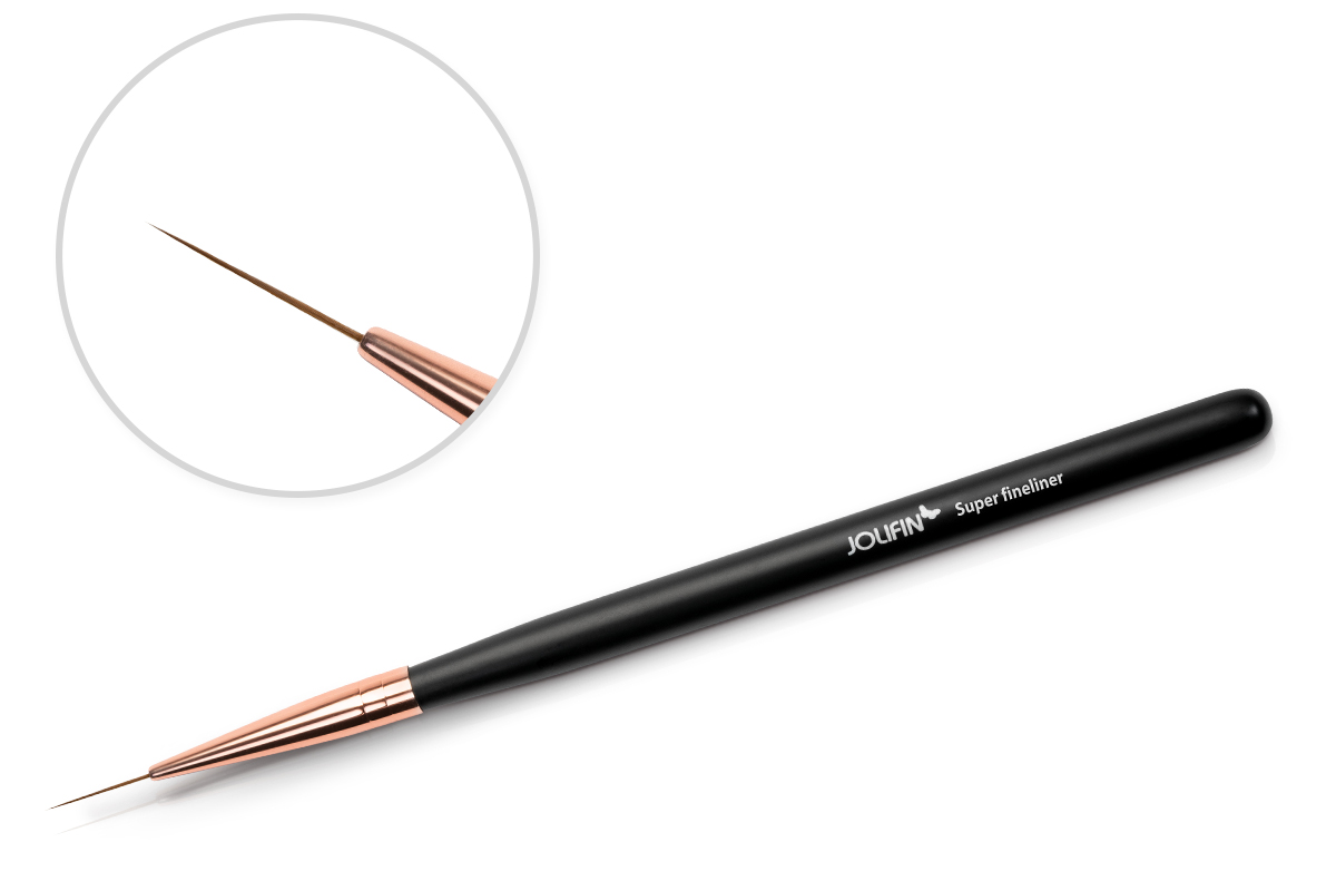 Jolifin Gel-Pinsel rosy-black - super Fineliner