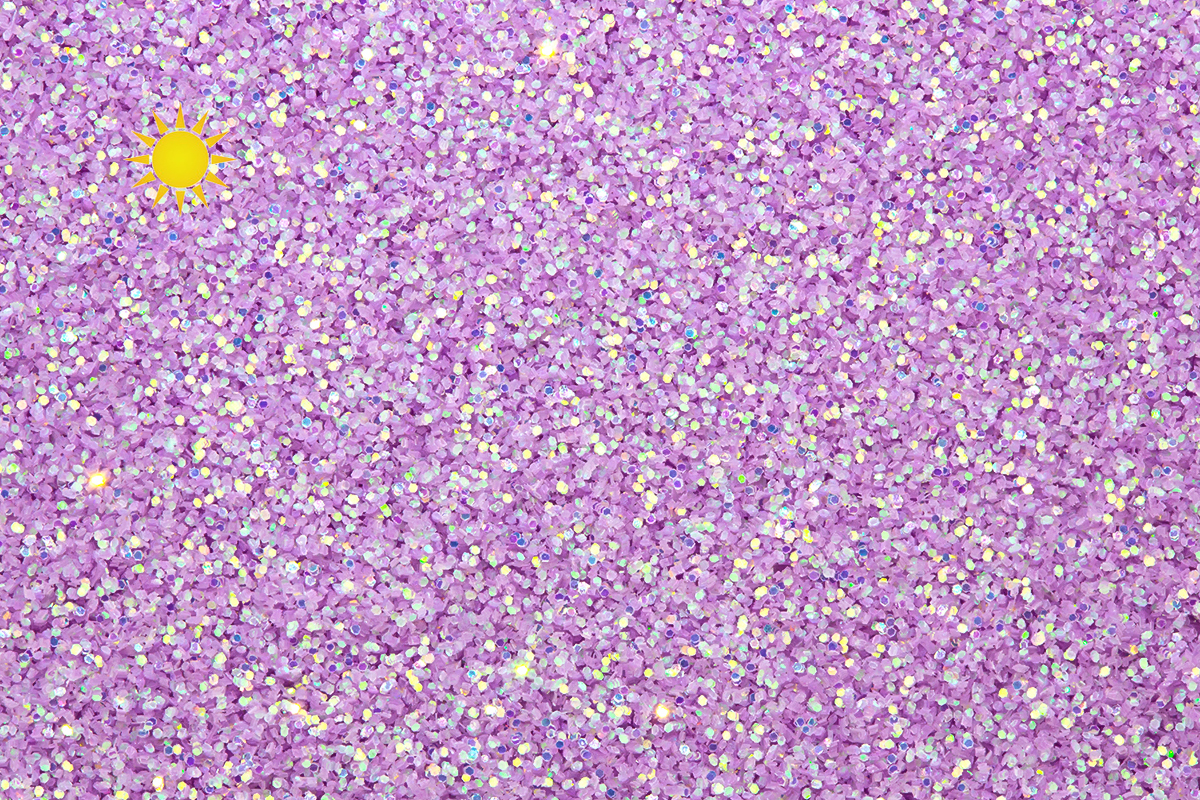 Jolifin LAVENI Solar Glitterpuder - sky-purple