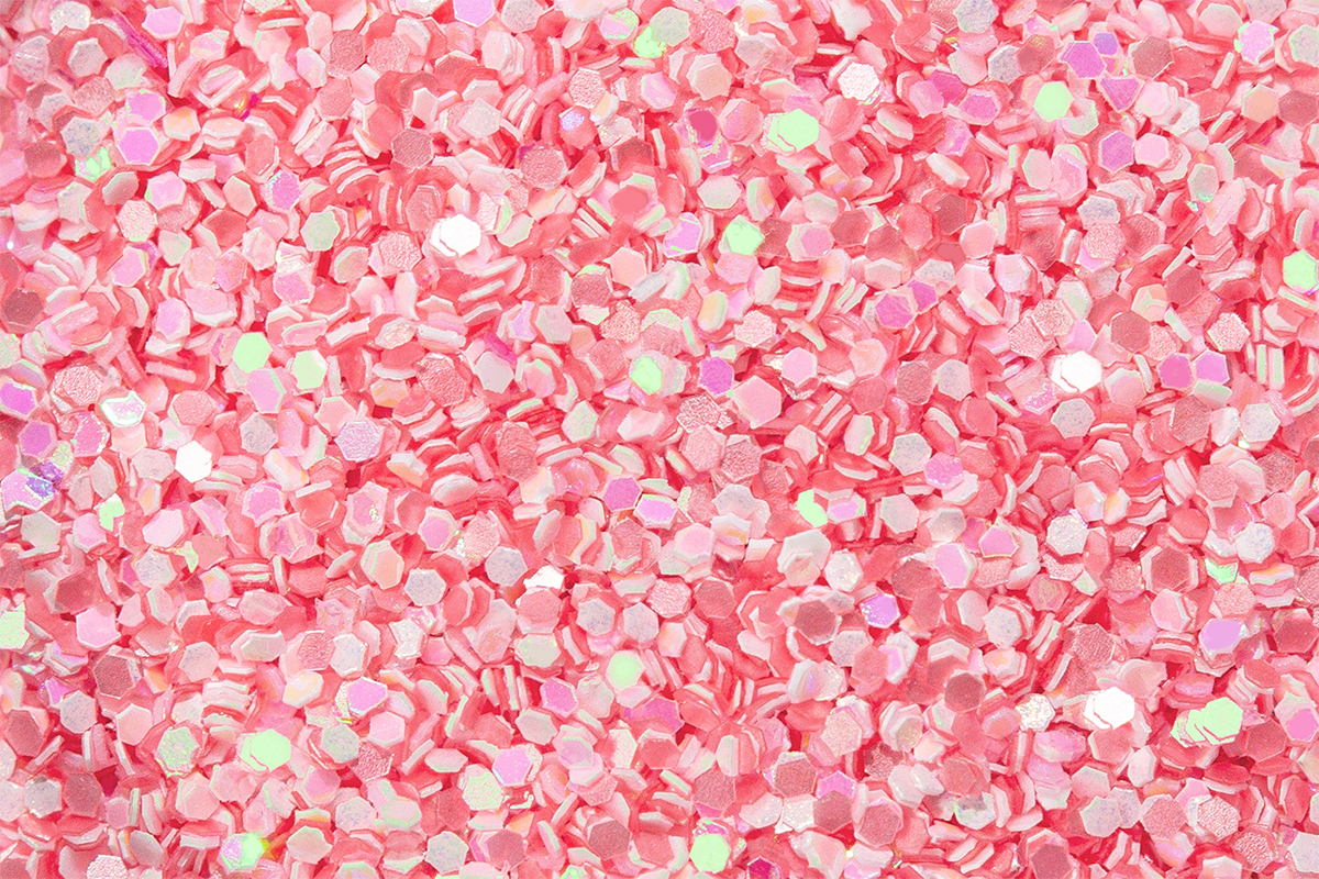 Jolifin Matt-Effekt Glitter - rosy