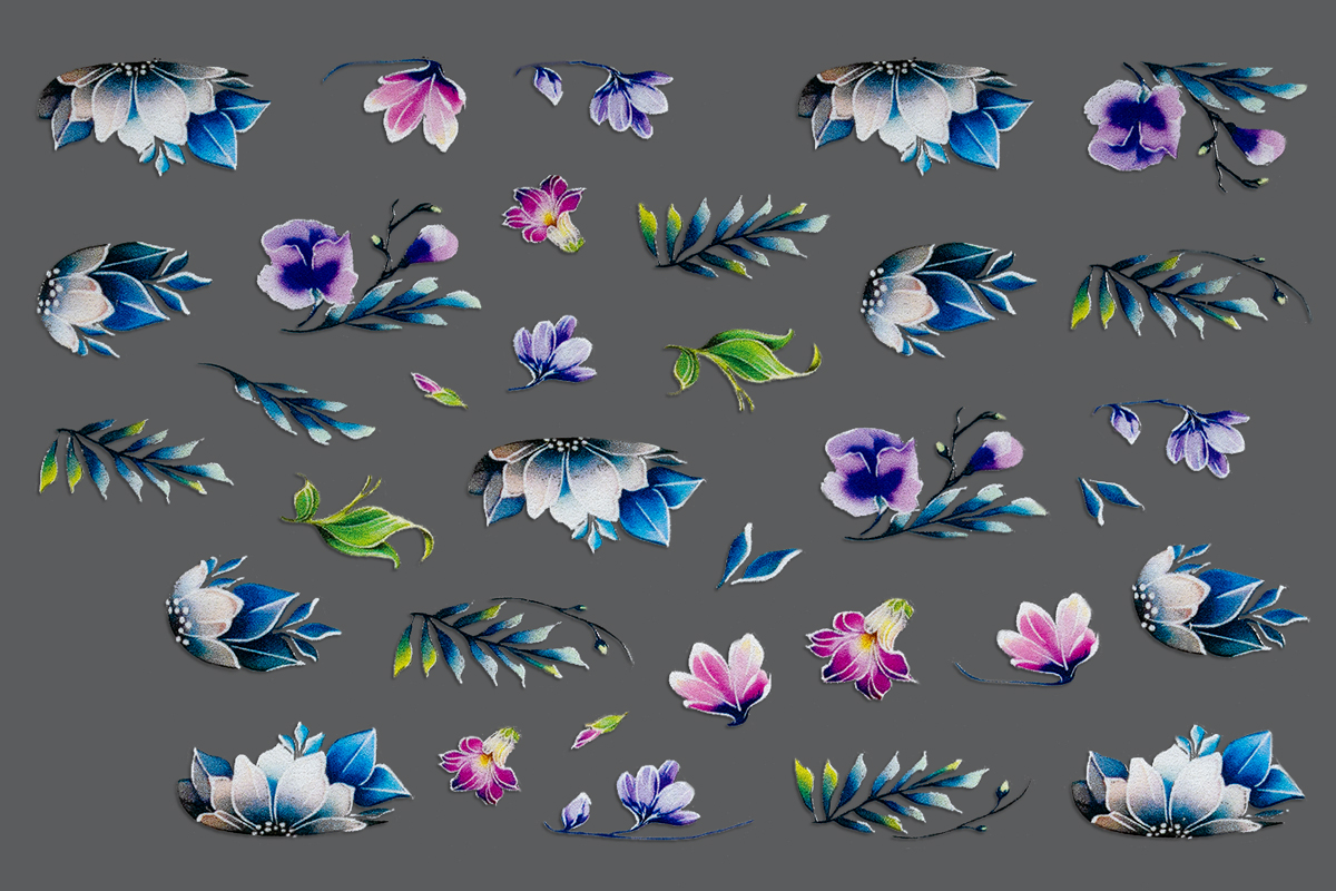 Jolifin LAVENI XL Sticker - Floral Nr. 4