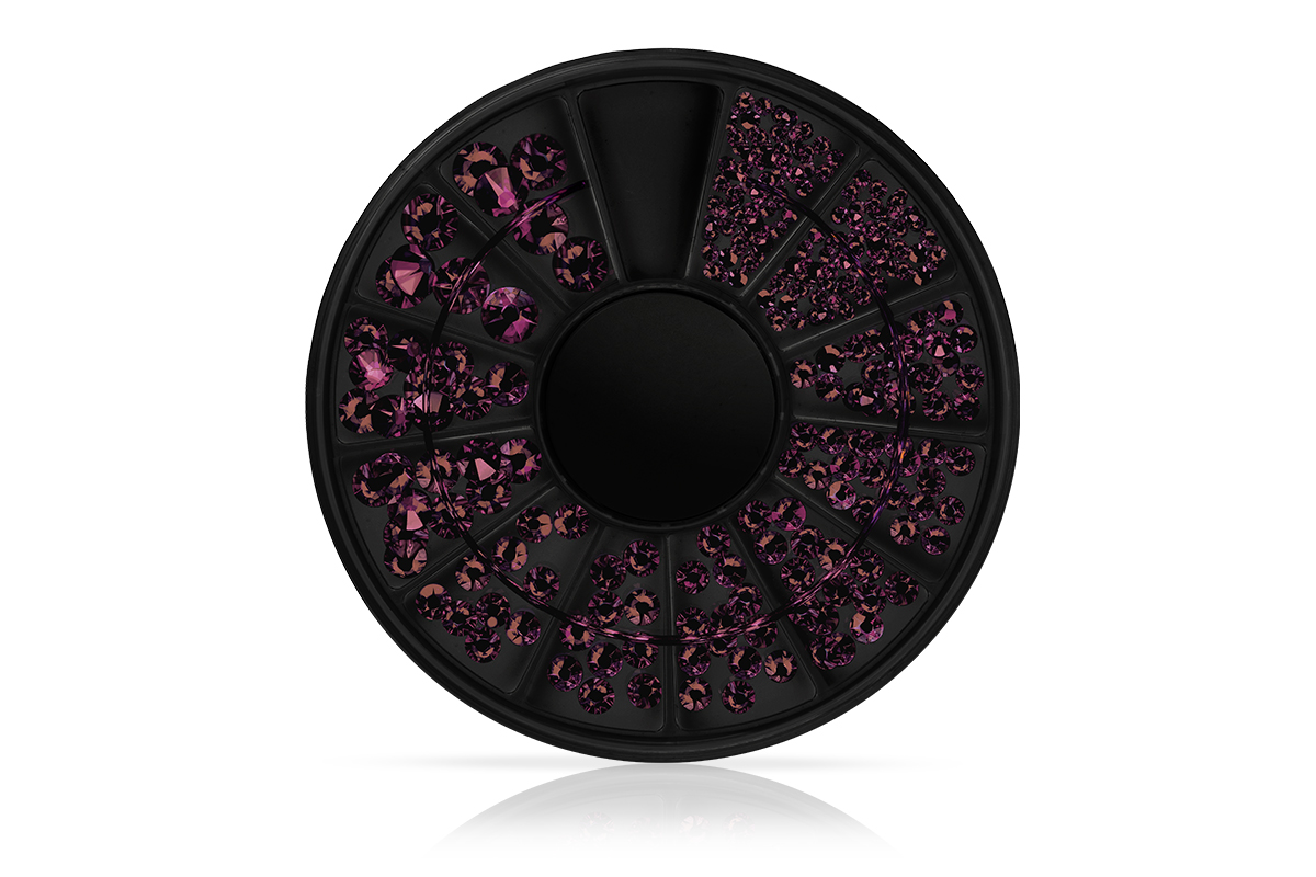 Jolifin LAVENI Strass-Display - berry