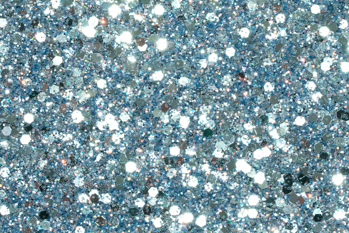 Jolifin LAVENI Sparkle Glitter - babyblue