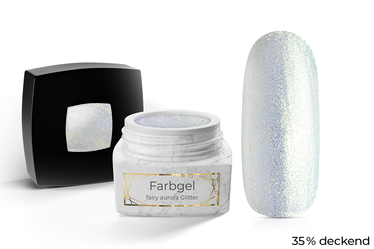 Jolifin LAVENI PRO Farbgel - fairy aurora Glitter 5ml
