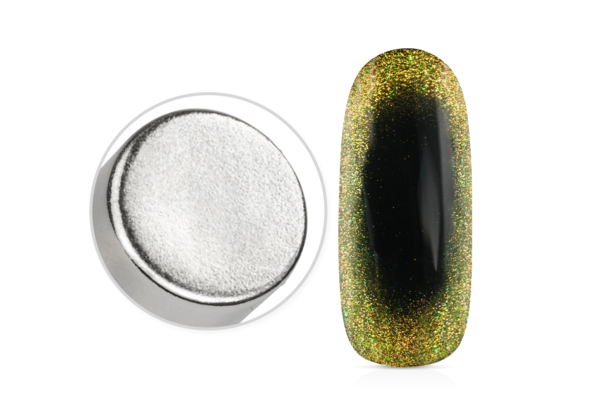 Jolifin Nature Brush - 2in1 Cat-Eye-Magnet & Oval Size 8