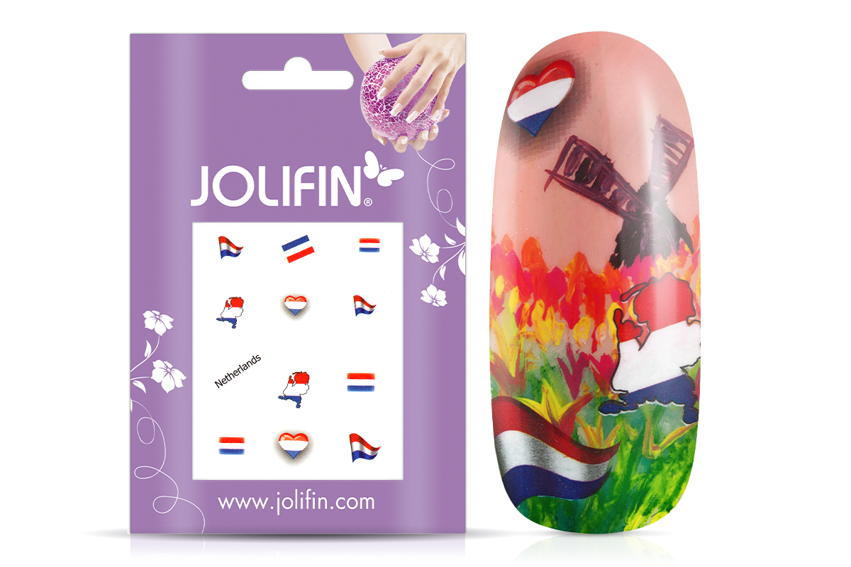 Jolifin Länder Nailart Tattoo - Netherlands