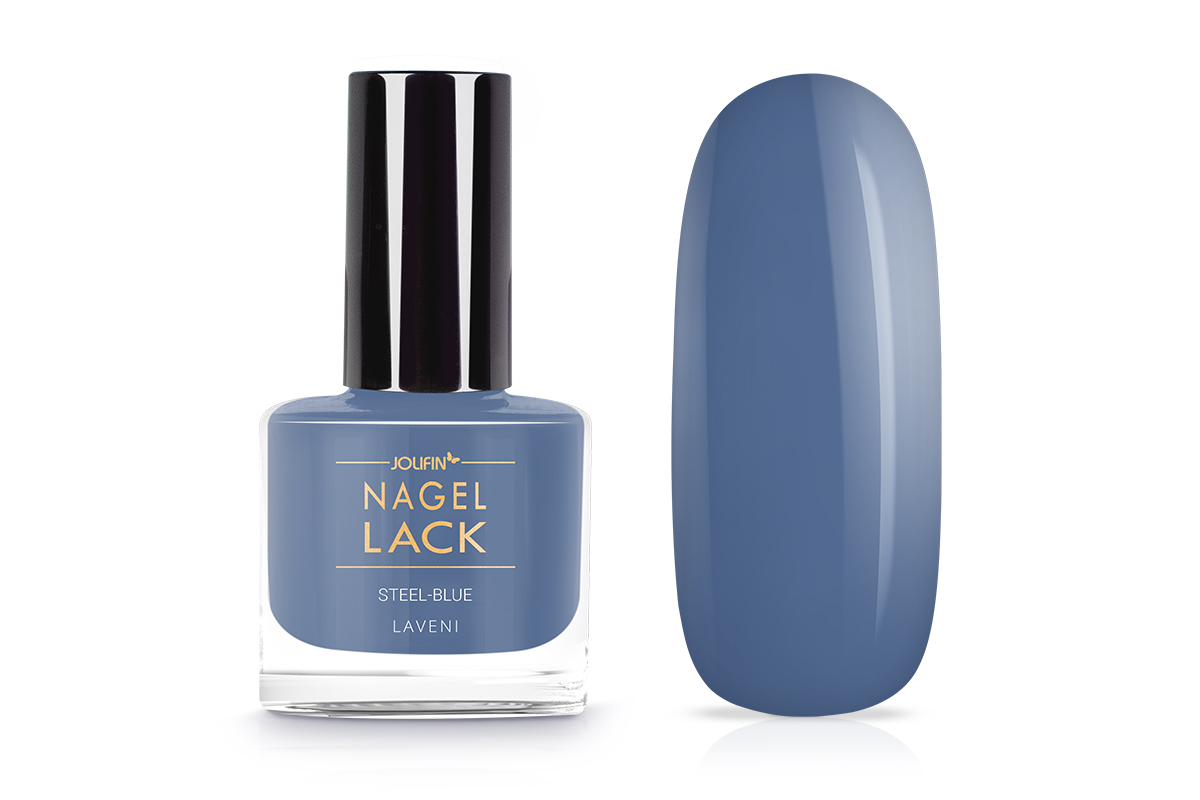 Jolifin LAVENI Nail Polish - steel-blue 9ml