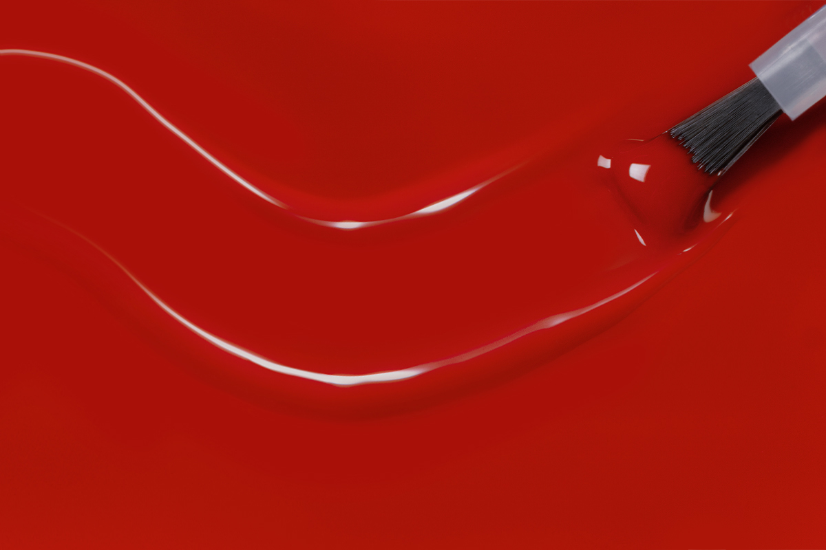 Jolifin LAVENI Shellac - luminous red 10ml