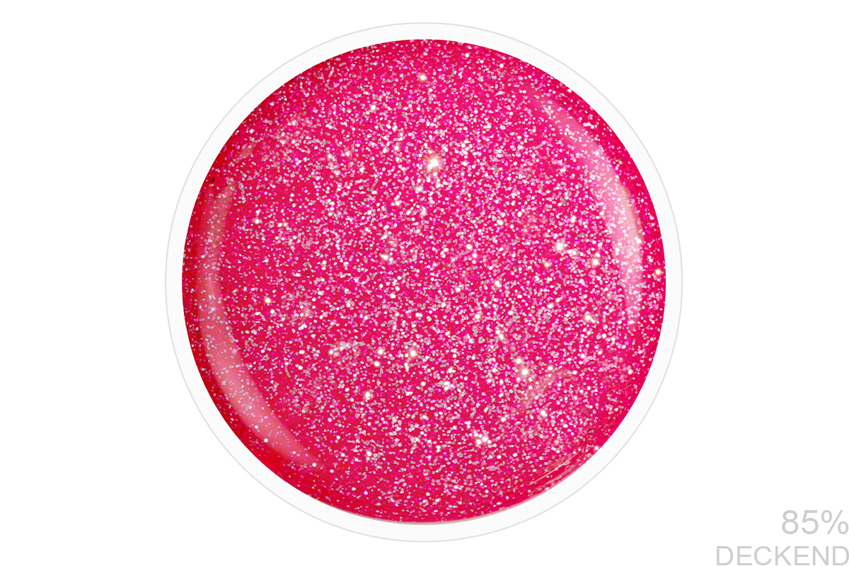 Jolifin LAVENI Shellac - FlashOn hibiscus pink 10ml