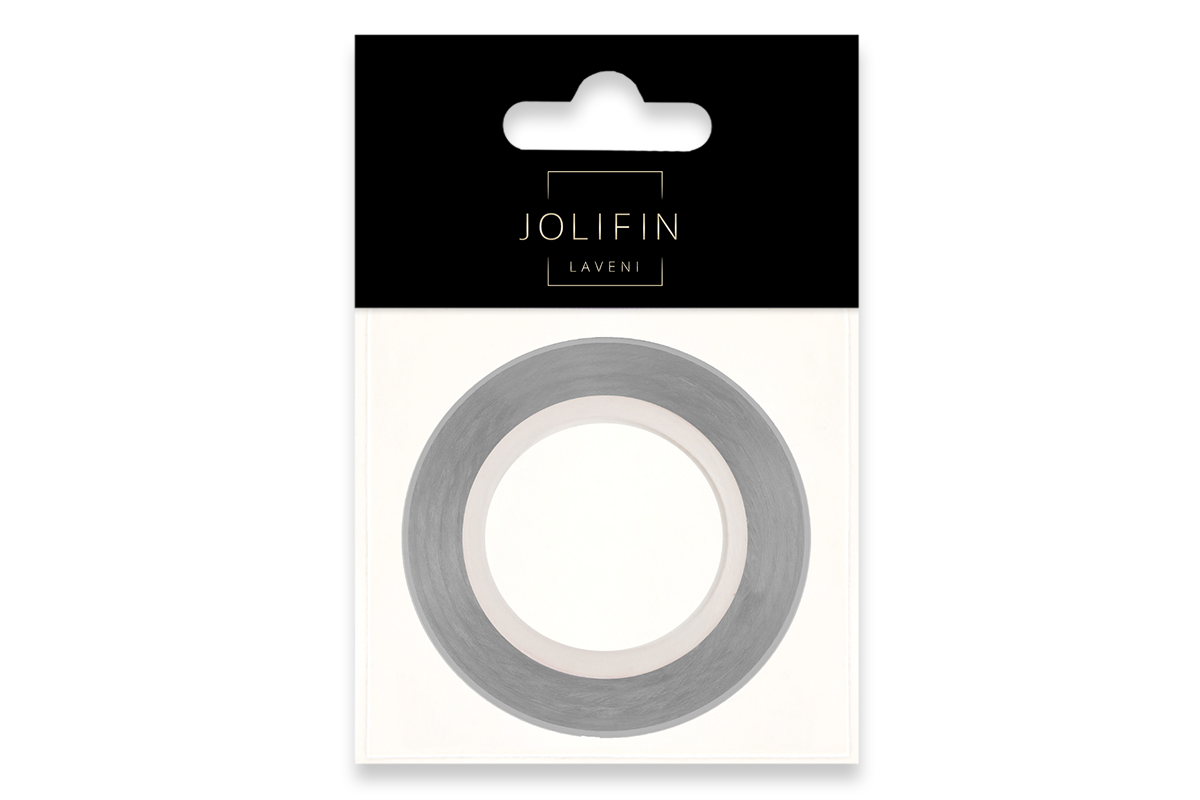 Jolifin LAVENI Pinstripes rainbow silver - 0,5mm