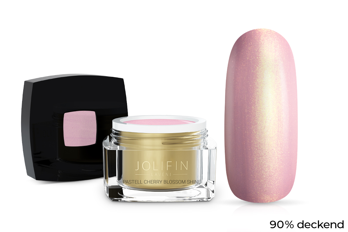 Jolifin LAVENI Farbgel  - pastell cherry blossom shine 5ml