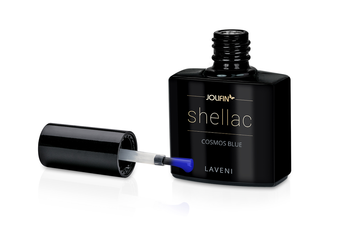 Jolifin LAVENI Shellac - cosmos blue 10ml