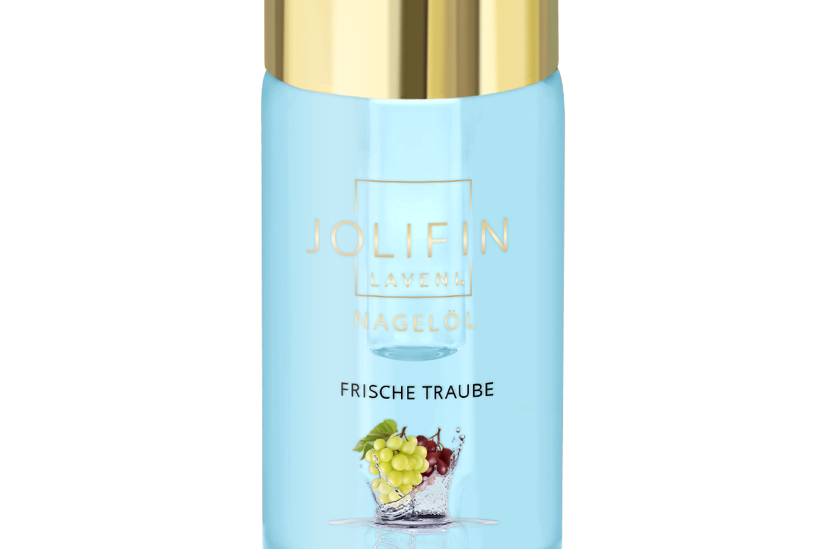 Jolifin LAVENI Nagelöl - Frische Traube 10ml